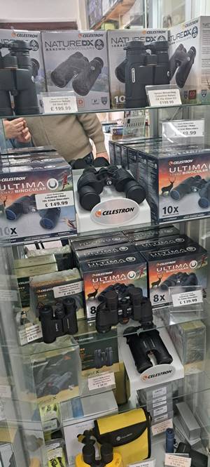 Part of our range of Binoculars at SussexBirdwatching in Worthing, West Sussex